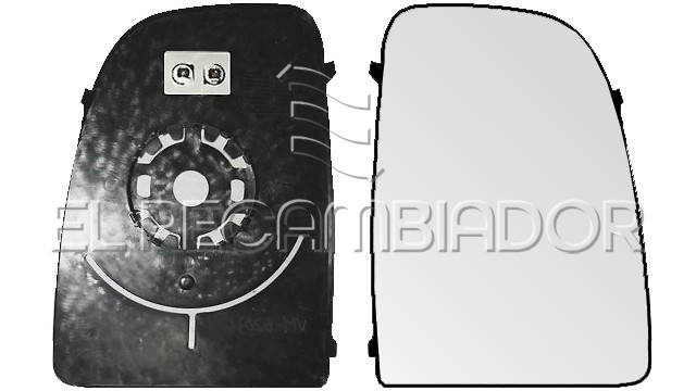 CRISTAL CON SOPORTE Lado derecho (acompañante) PEUGEOT BOXER (06-) - 35305422