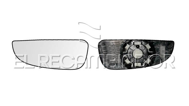 CRISTAL CON SOPORTE Lado izquierdo (conductor) PEUGEOT BOXER (06-) - 37305411
