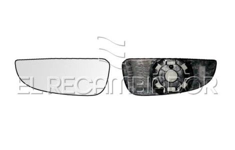 CRISTAL CON SOPORTE Lado izquierdo (conductor) PEUGEOT BOXER (06-) - 37305411