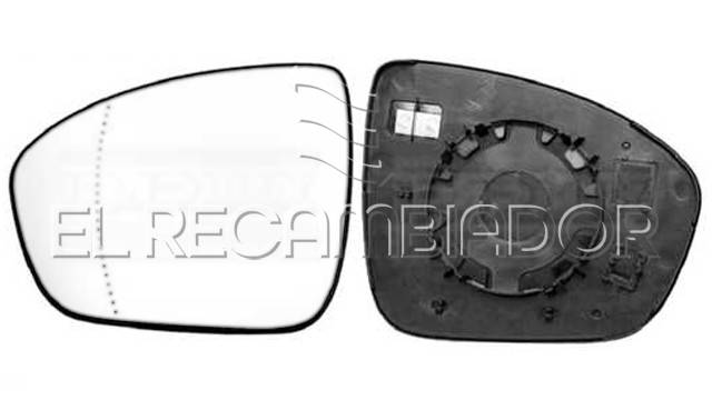 CRISTAL CON SOPORTE Lado izquierdo (conductor) RENAULT CAPTUR (20-) - 31254701