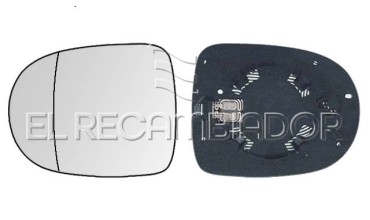 CRISTAL CON SOPORTE Lado izquierdo (conductor) RENAULT CLIO (09-12) - 31800541