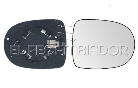 CRISTAL CON SOPORTE Lado derecho (acompañante) RENAULT CLIO (09-12) - 31800522