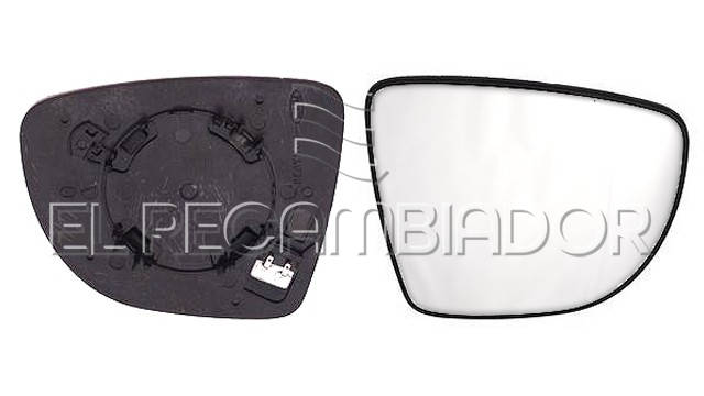 CRISTAL CON SOPORTE Lado derecho (acompañante) RENAULT CLIO (12-16) - 31255602