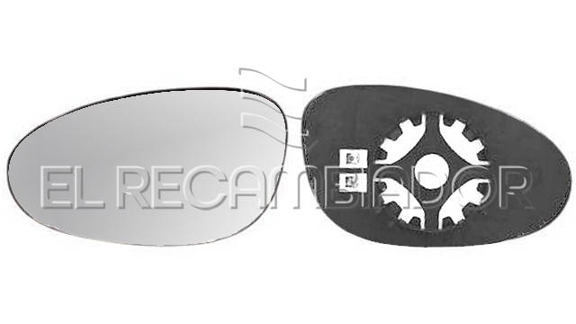 GLASS WITH SUPPORT Left side (driver) RENAULT ESPACE (96-02) - 31807221