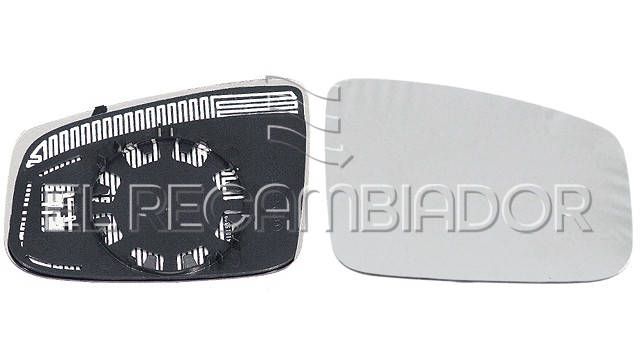 GLASS WITH SUPPORT Right side (passenger) RENAULT ESPACE (10-15) - 31807302