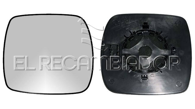 GLASS WITH SUPPORT Left side - Right side RENAULT KANGOO (08-12) - 31806719