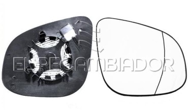 GLASS WITH SUPPORT Right side (passenger) RENAULT KANGOO (13-) - 31806812