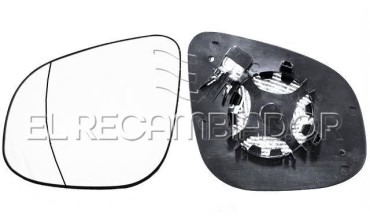 GLASS WITH SUPPORT Left side (driver) RENAULT KANGOO (13-) - 31806801