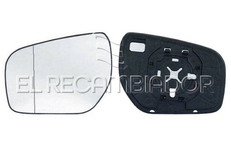 CRISTAL CON SOPORTE Lado izquierdo (conductor) RENAULT KOLEOS (08-11) - 31255403