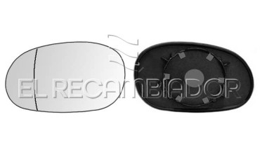 GLASS WITH SUPPORT Left side (driver) RENAULT LAGUNA (94-01) - 31804531