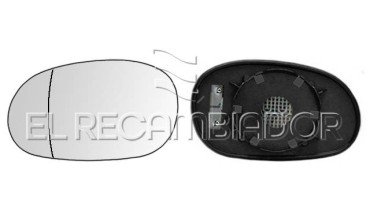 GLASS WITH SUPPORT Left side (driver) RENAULT LAGUNA (94-01) - 31804541