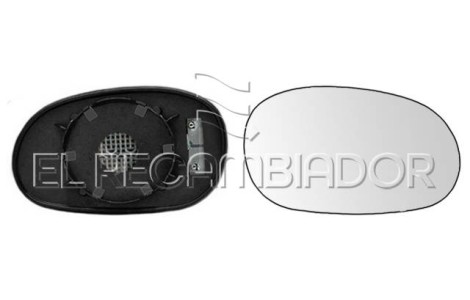 GLASS WITH SUPPORT Right side (passenger) RENAULT LAGUNA (94-01) - 31804522