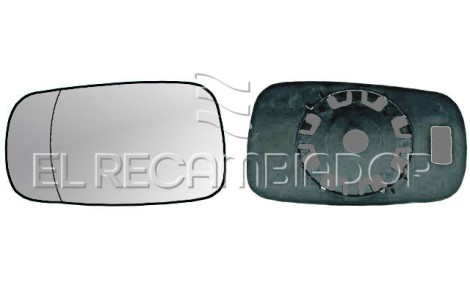GLASS WITH SUPPORT Left side (driver) RENAULT LAGUNA (01-07) - 31804731