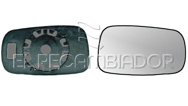 GLASS WITH SUPPORT Right side (passenger) RENAULT LAGUNA (01-07) - 31804712
