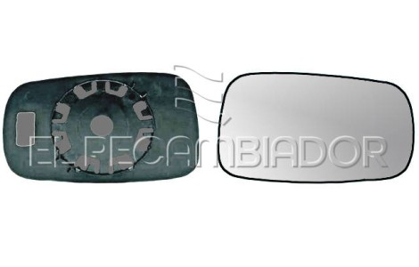 GLASS WITH SUPPORT Right side (passenger) RENAULT LAGUNA (01-07) - 31804712