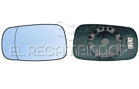 GLASS WITH SUPPORT Left side (driver) RENAULT LAGUNA (01-07) - 31804741