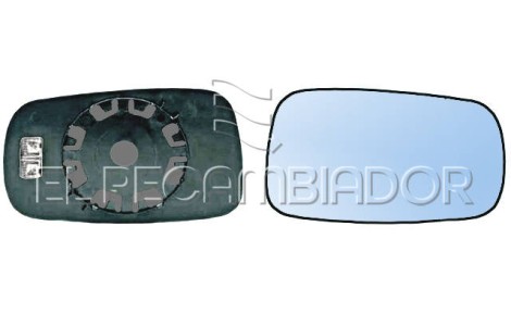 GLASS WITH SUPPORT Right side (passenger) RENAULT LAGUNA (01-07) - 31804722