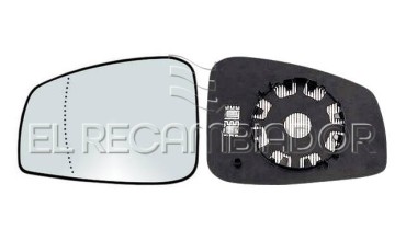 GLASS WITH SUPPORT Left side (driver) RENAULT LAGUNA (07-15) - 31804941