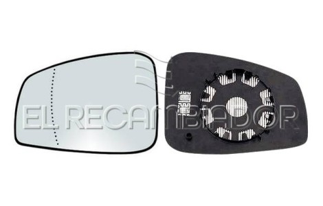 GLASS WITH SUPPORT Left side (driver) RENAULT LAGUNA (07-15) - 31804941