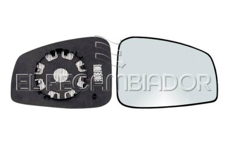 GLASS WITH SUPPORT Right side (passenger) RENAULT LAGUNA (07-15) - 31804922
