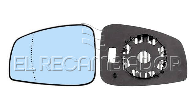 GLASS WITH SUPPORT Left side (driver) RENAULT LAGUNA (07-15) - 31804945