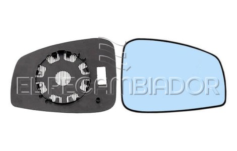 GLASS WITH SUPPORT Right side (passenger) RENAULT LAGUNA (07-15) - 31804902