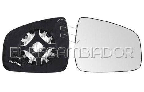 GLASS WITH SUPPORT Right side (passenger) RENAULT SANDERO STEPWAY (07-13) - 31251022