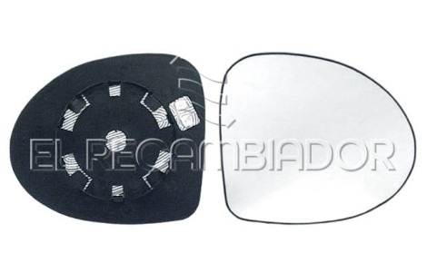 CRISTAL CON SOPORTE Lado derecho (acompañante) RENAULT SYMBOL (08-12) - 31255402