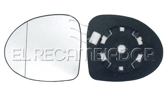 CRISTAL CON SOPORTE Lado izquierdo (conductor) RENAULT TWINGO (07-11) - 31805331