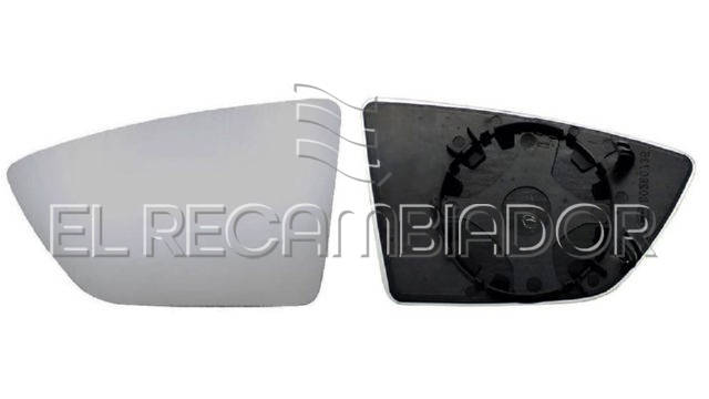 GLASS WITH SUPPORT Left side (driver) SEAT LEON (12-20) - 31854501
