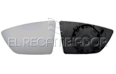 GLASS WITH SUPPORT Left side (driver) SEAT LEON (12-20) - 31854501