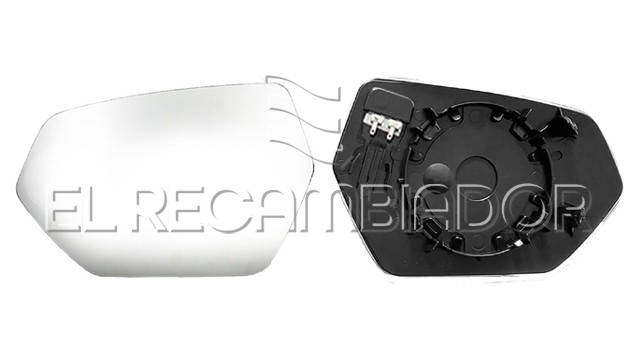 GLASS WITH SUPPORT Left side (driver) SEAT LEON (20-) - 31854521