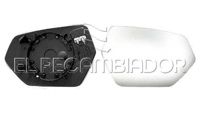 GLASS WITH SUPPORT Right side (passenger) SEAT LEON (20-) - 31854522
