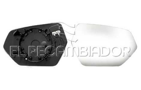 GLASS WITH SUPPORT Right side (passenger) SEAT LEON (20-) - 31854522