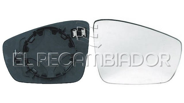 GLASS WITH SUPPORT Right side (passenger) SKODA CITIGO (17-) - 31344002