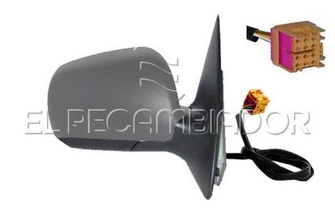COMPLET MIRROR Right side (passenger) SKODA FABIA (99-07) 4 Ptas. / 5 Ptas. / Combi-Familiar - 27295502