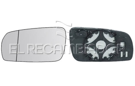 GLASS WITH SUPPORT Left side (driver) SKODA OCTAVIA (96-04) - 31861531