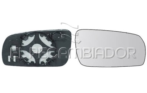 GLASS WITH SUPPORT Right side (passenger) SKODA OCTAVIA (96-04) - 31861512