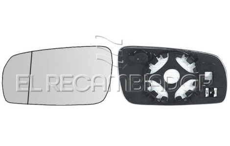 GLASS WITH SUPPORT Left side (driver) SKODA OCTAVIA (96-04) - 31861541