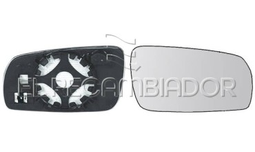 GLASS WITH SUPPORT Right side (passenger) SKODA OCTAVIA (96-04) - 31861522