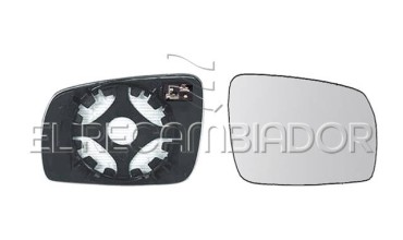 GLASS WITH SUPPORT Right side (passenger) SKODA OCTAVIA (96-04) - 31861544