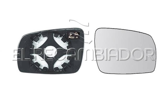 GLASS WITH SUPPORT Right side (passenger) SKODA OCTAVIA (96-04) - 31861544