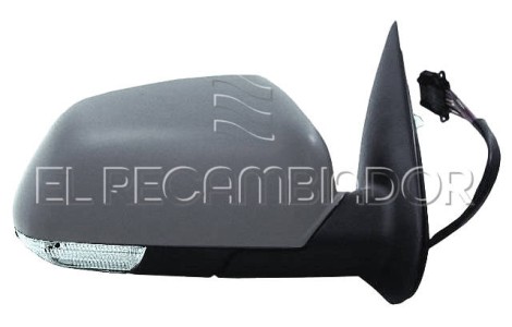 COMPLET MIRROR Right side (passenger) SKODA OCTAVIA (04-09) - 27861766