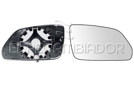 GLASS WITH SUPPORT Right side (passenger) SKODA OCTAVIA (04-09) - 31914212