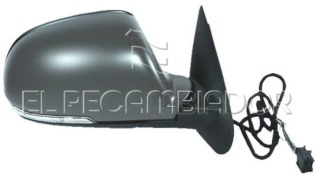 COMPLET MIRROR Right side (passenger) SKODA OCTAVIA (09-13) - 27294502