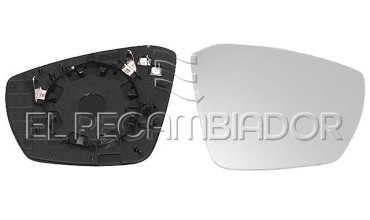 GLASS WITH SUPPORT Right side (passenger) SKODA OCTAVIA (13-20) - 31295302