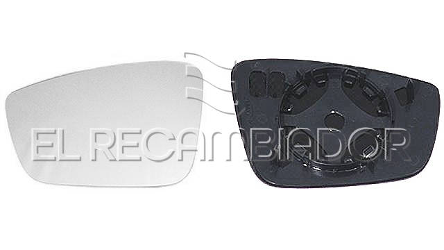 GLASS WITH SUPPORT Left side (driver) SKODA RAPID (12-22) - 31854411