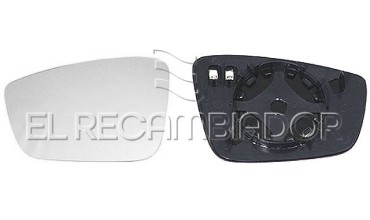 GLASS WITH SUPPORT Left side (driver) SKODA RAPID (12-22) - 31854401
