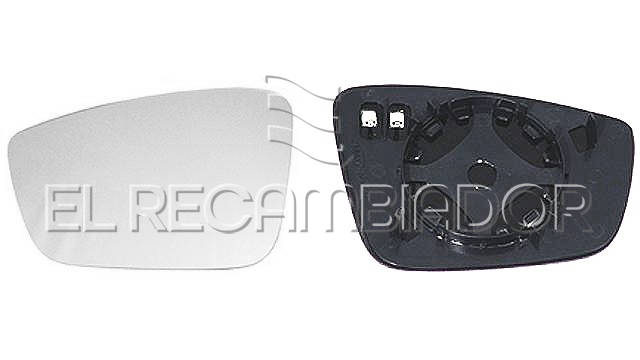GLASS WITH SUPPORT Left side (driver) SKODA RAPID (12-22) - 31854401