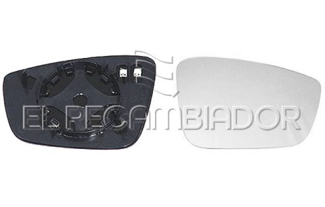 CRISTAL CON SOPORTE Lado derecho (acompañante) SKODA RAPID (12-22) - 31854402